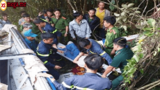 Kon Tum: Thêm một nạn nhân tử vong vụ xe khách lao xuống vực